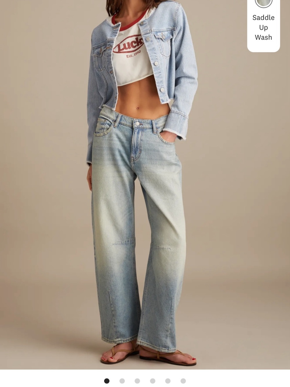 Lucky Brand Barrel Jeans 10/30